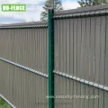 Home Outdoor Decorative Metal PVC Slats Privacy Fence
